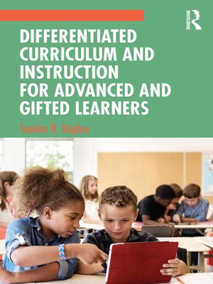 cover image of Differentiated Curriculum and Instruction for Advanced and Gifted Learners